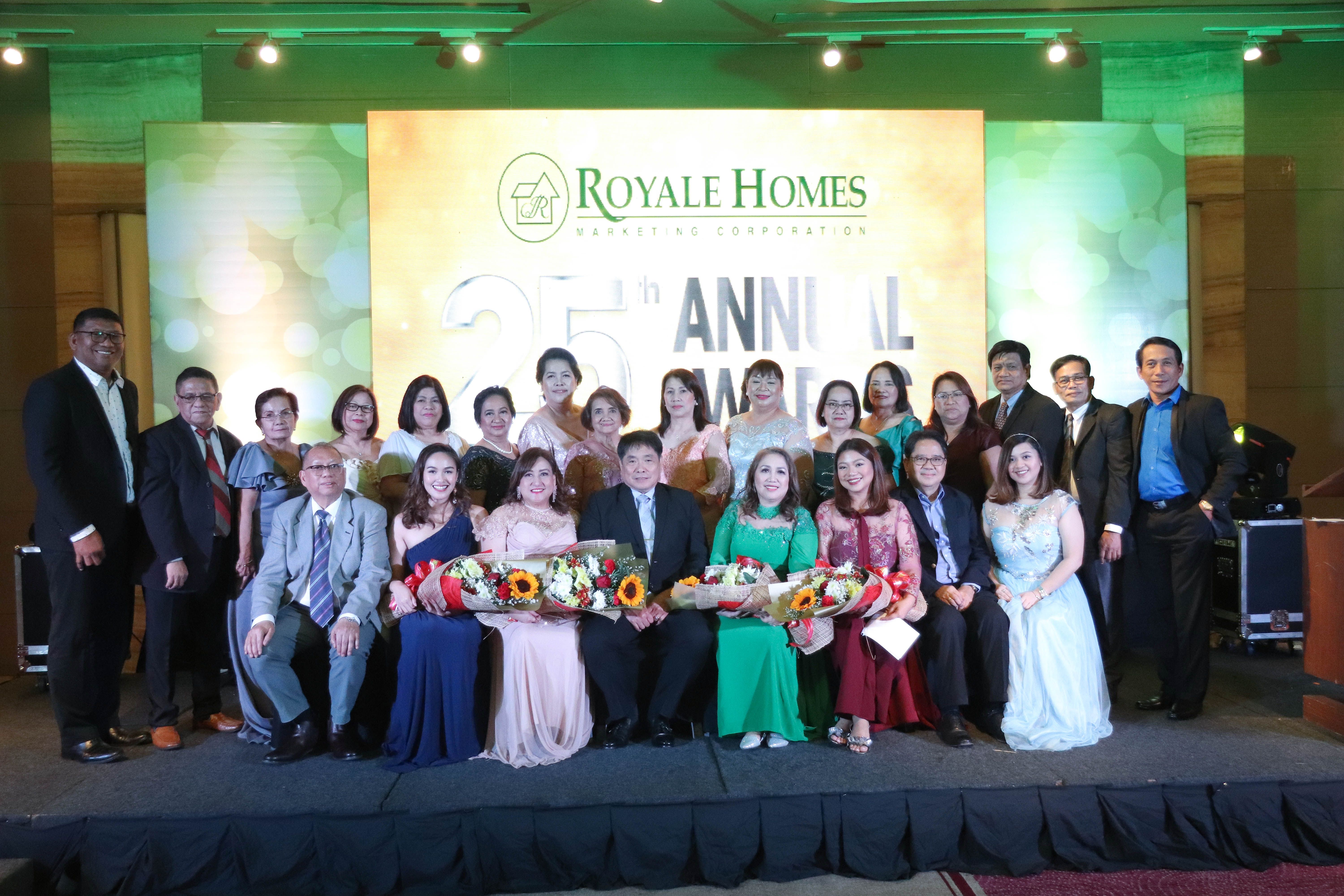 Top sellers, brokers feted at Royale Homes’ 25th Annual Awards