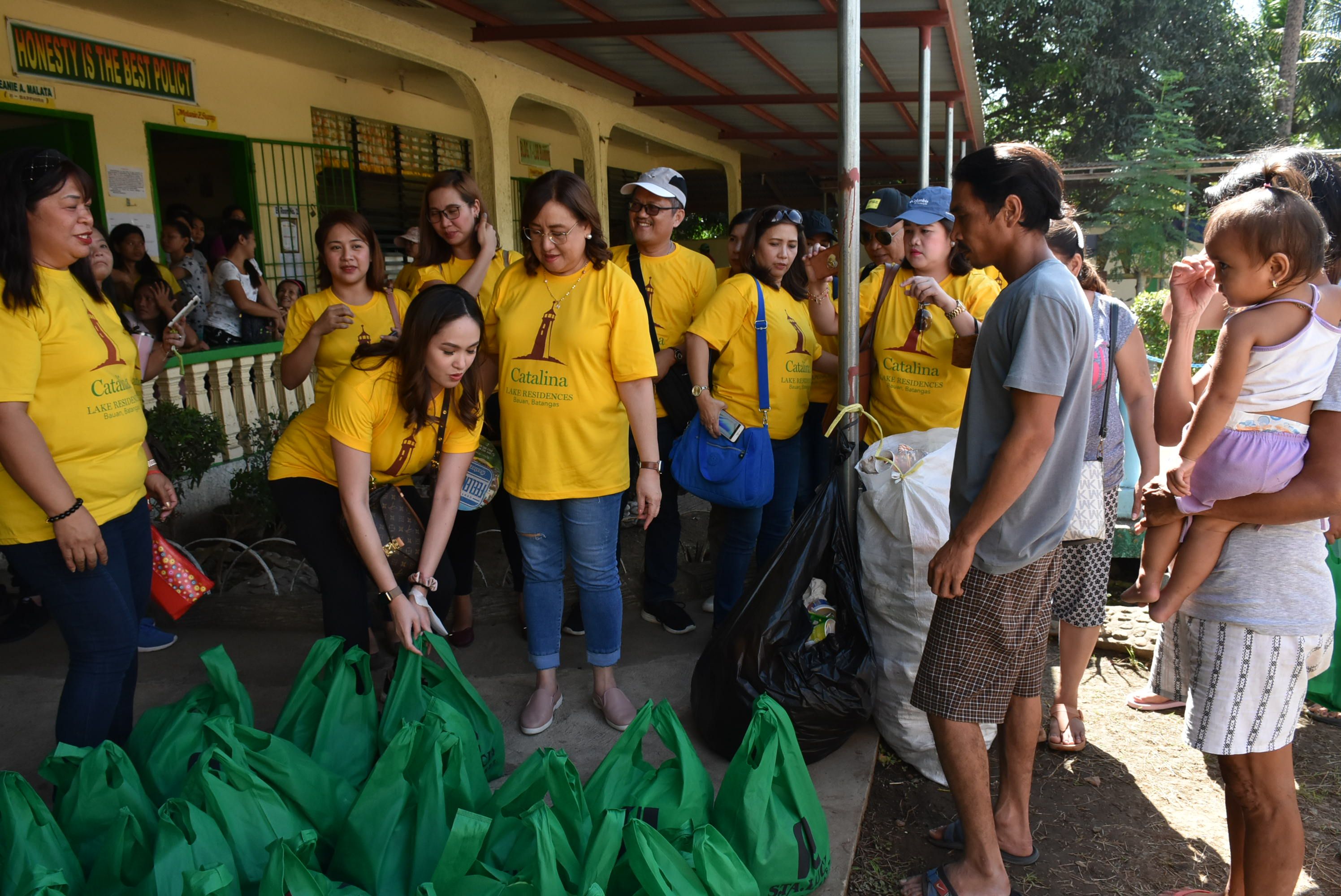 Sta. Lucia step up Taal relief efforts